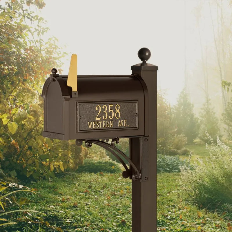 Whitehall Deluxe Capitol Mailbox and Post Package