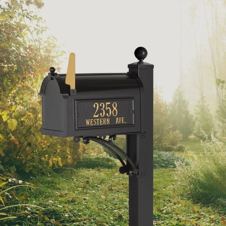 Whitehall Deluxe Capitol Mailbox and Post Package