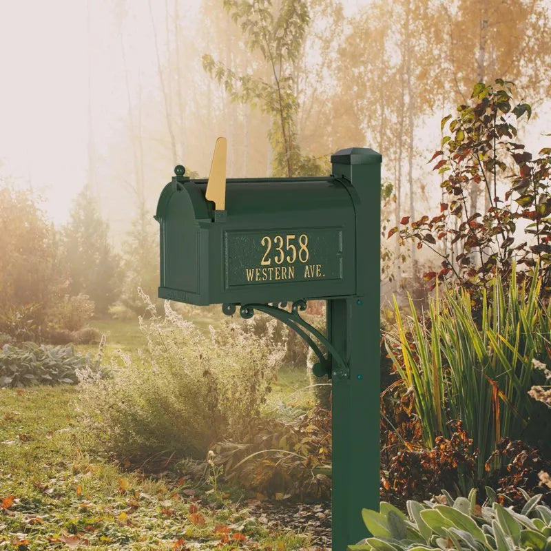 Whitehall Superior Mailbox with Post Package