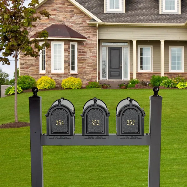 Whitehall Triple Mailbox and Post Package