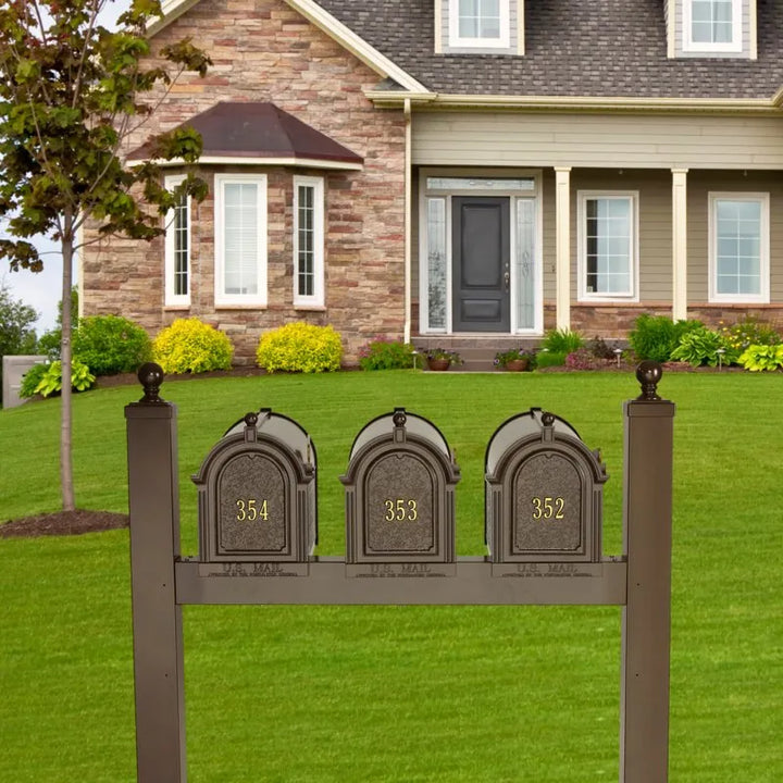 Whitehall Triple Mailbox and Post Package