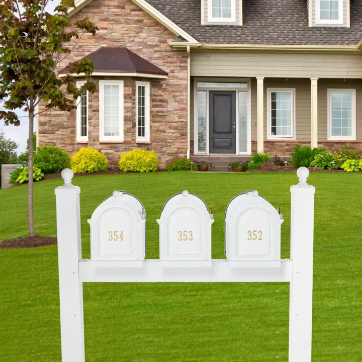 Whitehall Triple Mailbox and Post Package