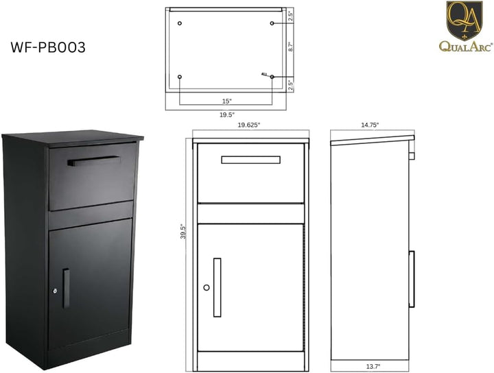 QualArc Winfield ParcelDefender Locking Parcel & Mailbox