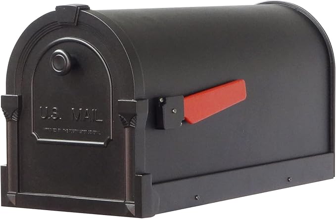 Special Lite Savannah Curbside Mailbox with Ashland Mailbox Post