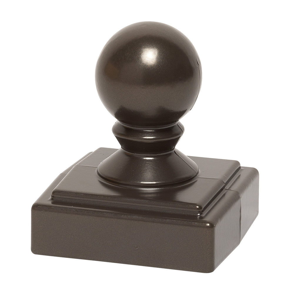 Whitehall Products Ball Finial Post Cap for Mailbox Post