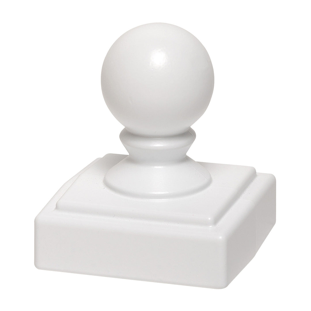 Whitehall Products Ball Finial Post Cap for Mailbox Post