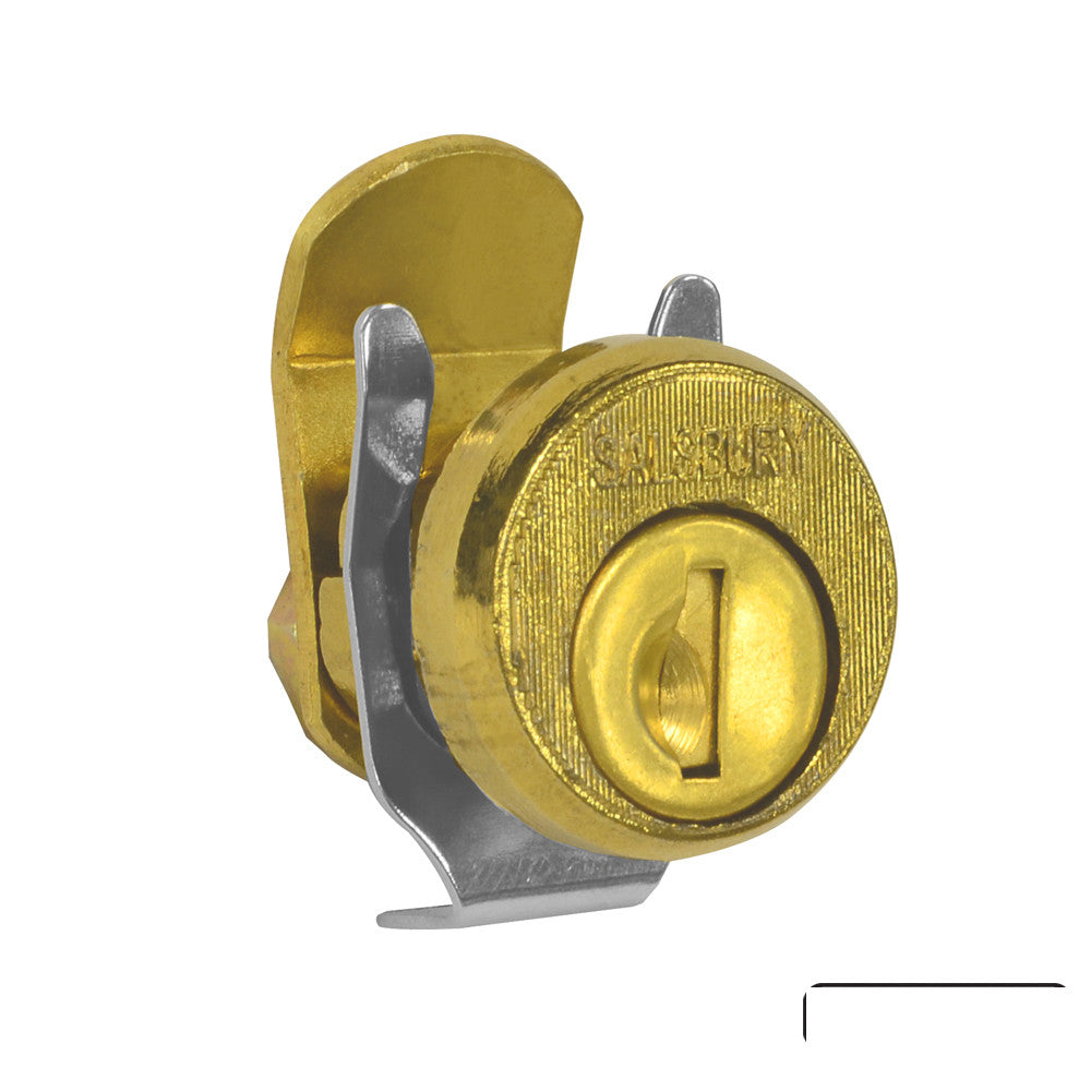 Salisbury Industries Lock Standard Replacement for Locking Column Mailbox and Modern Mailbox with (2) Keys Gold Finish