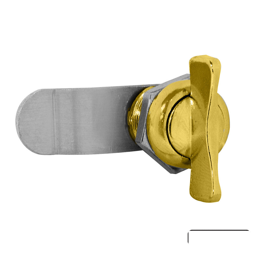 Salisbury Industries Thumb Latch Option for Victorian Mailbox Gold Finish