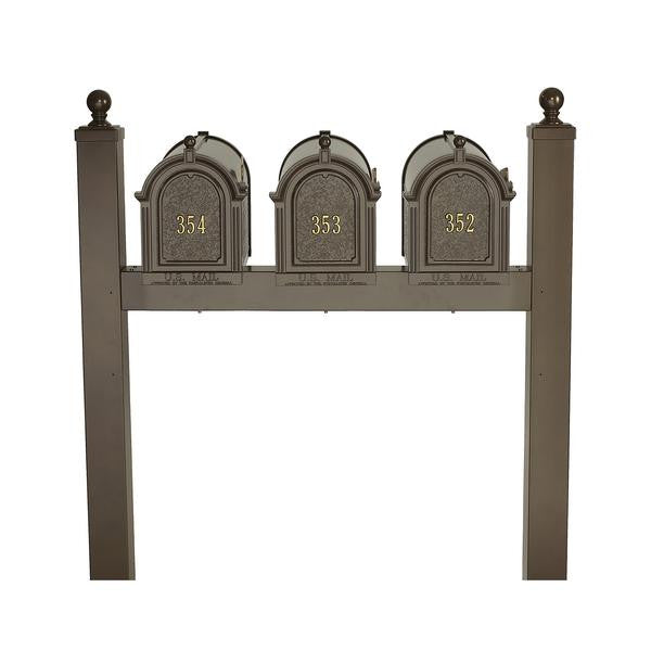 Whitehall Triple Mailbox and Post Package
