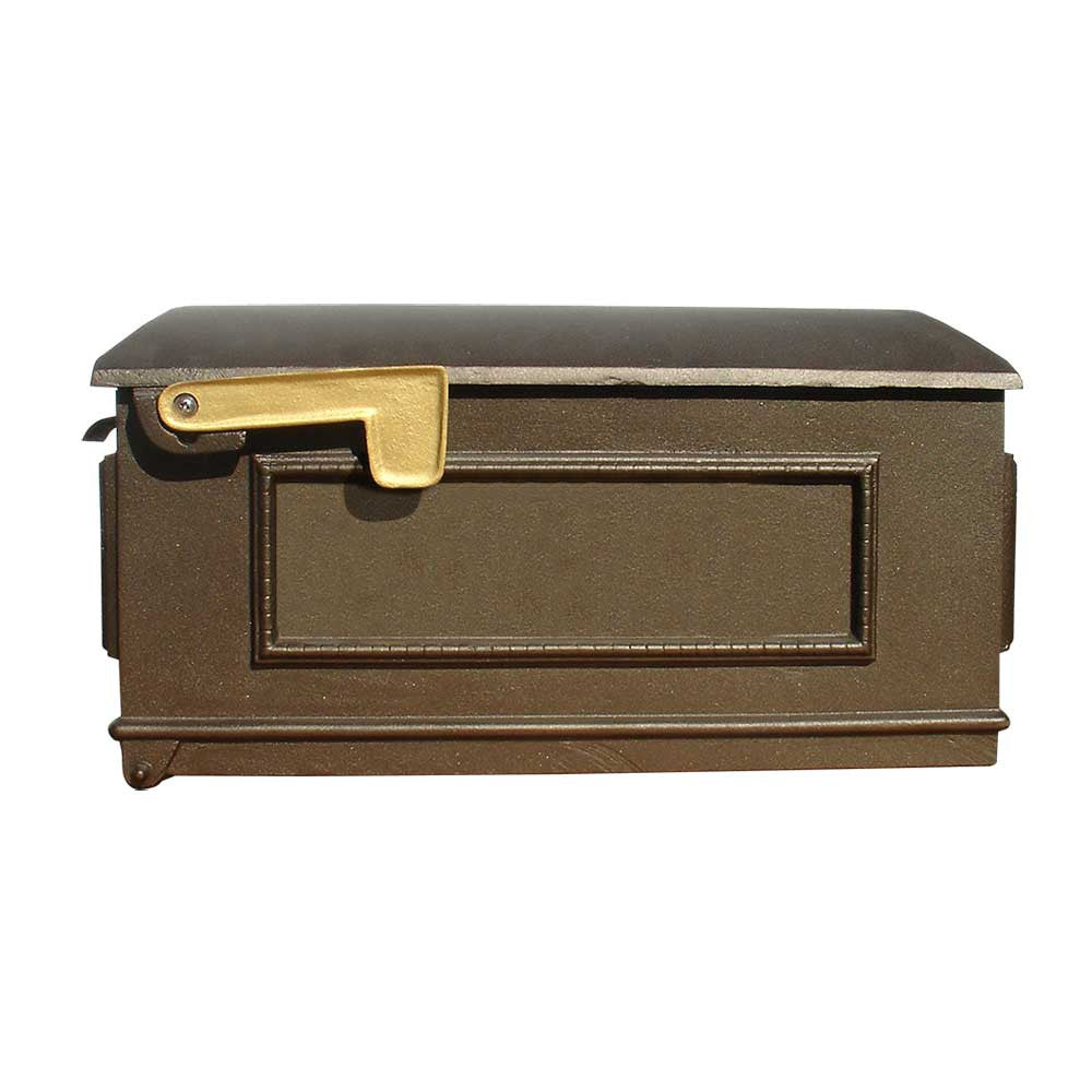 QualArc Lewiston Mailbox with Post Cast Aluminum