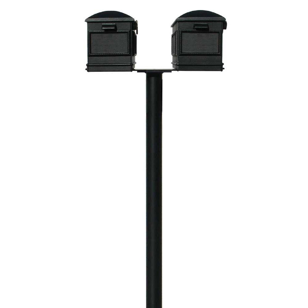 QualArc Hanford TWIN Mailbox Post System Cast Aluminum
