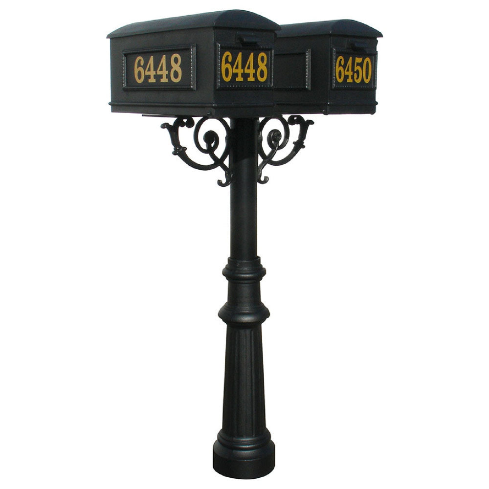 QualArc Hanford TWIN Mailbox Post System Scroll Support