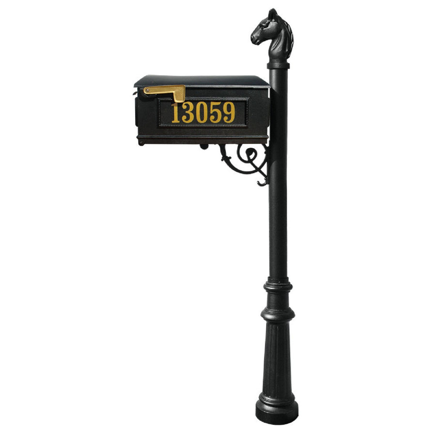 QualArc Lewiston Equine Mailbox Cast Aluminum