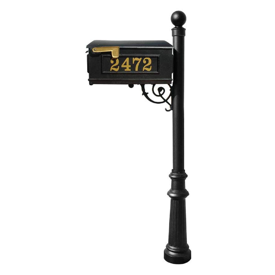 QualArc Lewiston Mailbox Vinyl Number Cast Aluminum