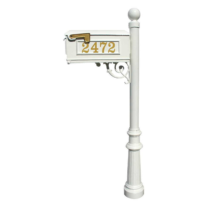 QualArc Lewiston Mailbox Vinyl Number Cast Aluminum