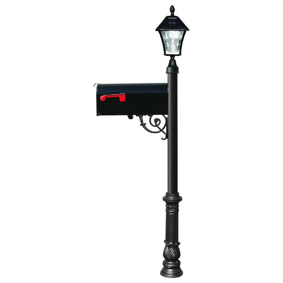 QualArc Lewiston Post Economy Mailbox Galvanized Metal