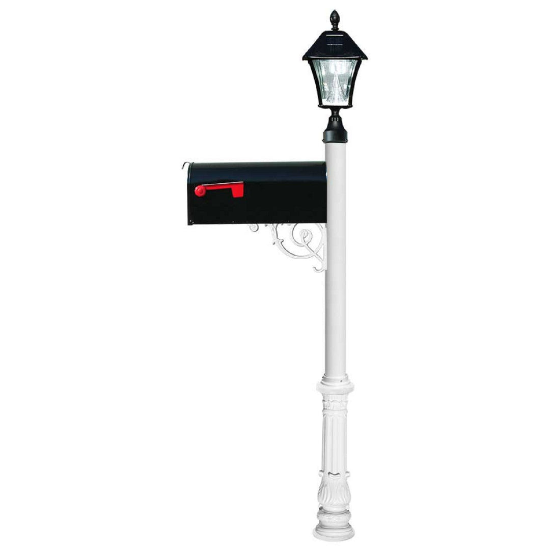 QualArc Lewiston Post Economy Mailbox Galvanized Metal
