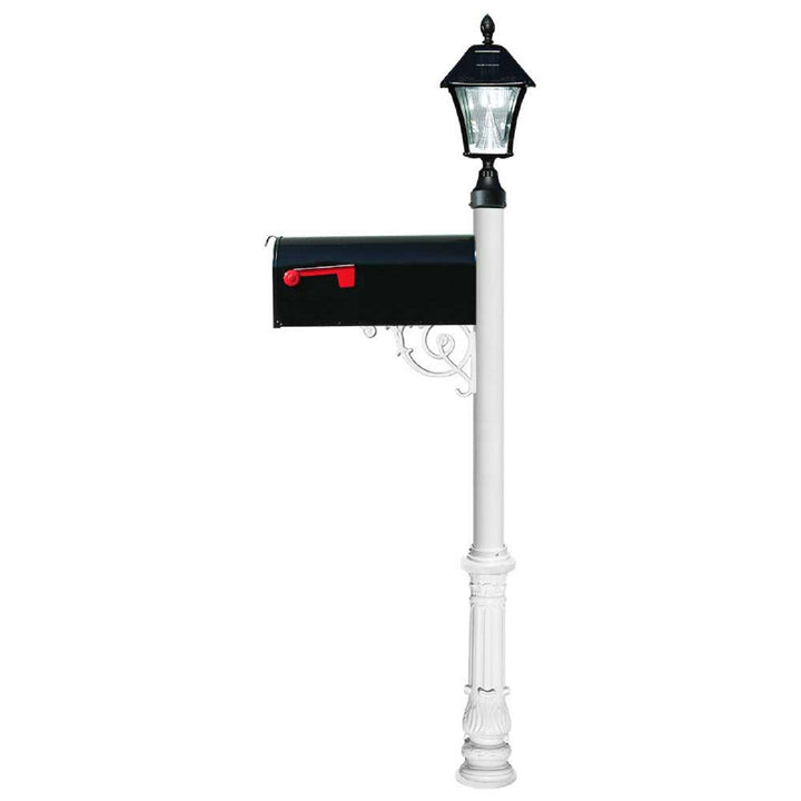 QualArc Lewiston Post Economy Mailbox Galvanized Metal