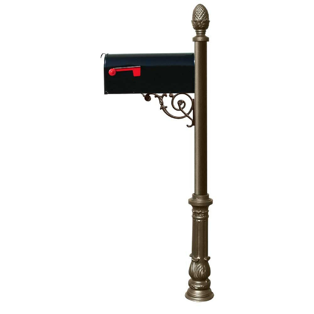 QualArc Lewiston Post E1 Economy Mailbox Cast Aluminum