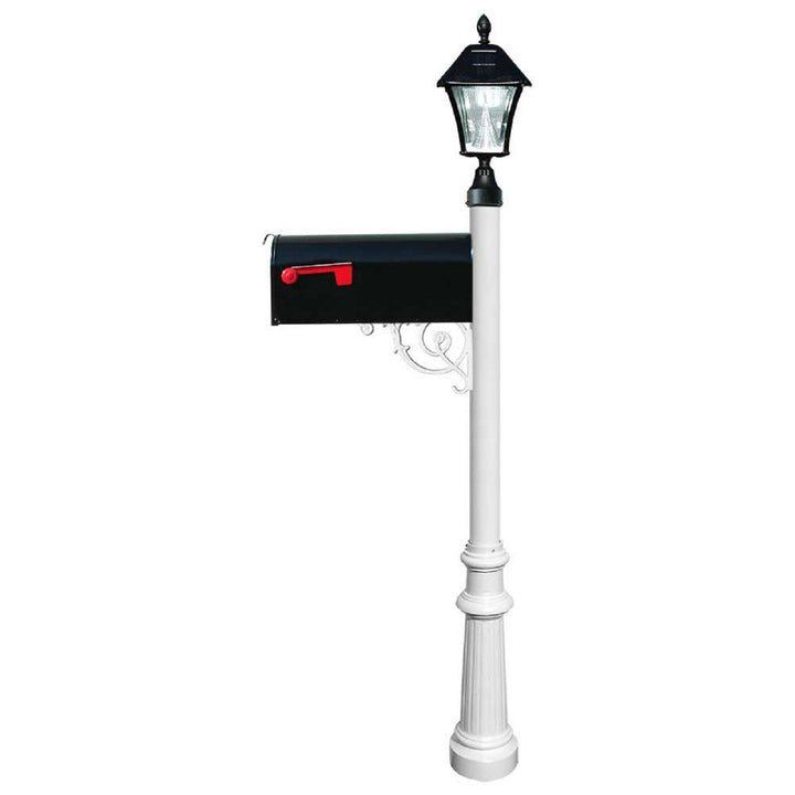 QualArc Lewiston Post Economy Mailbox Galvanized Metal