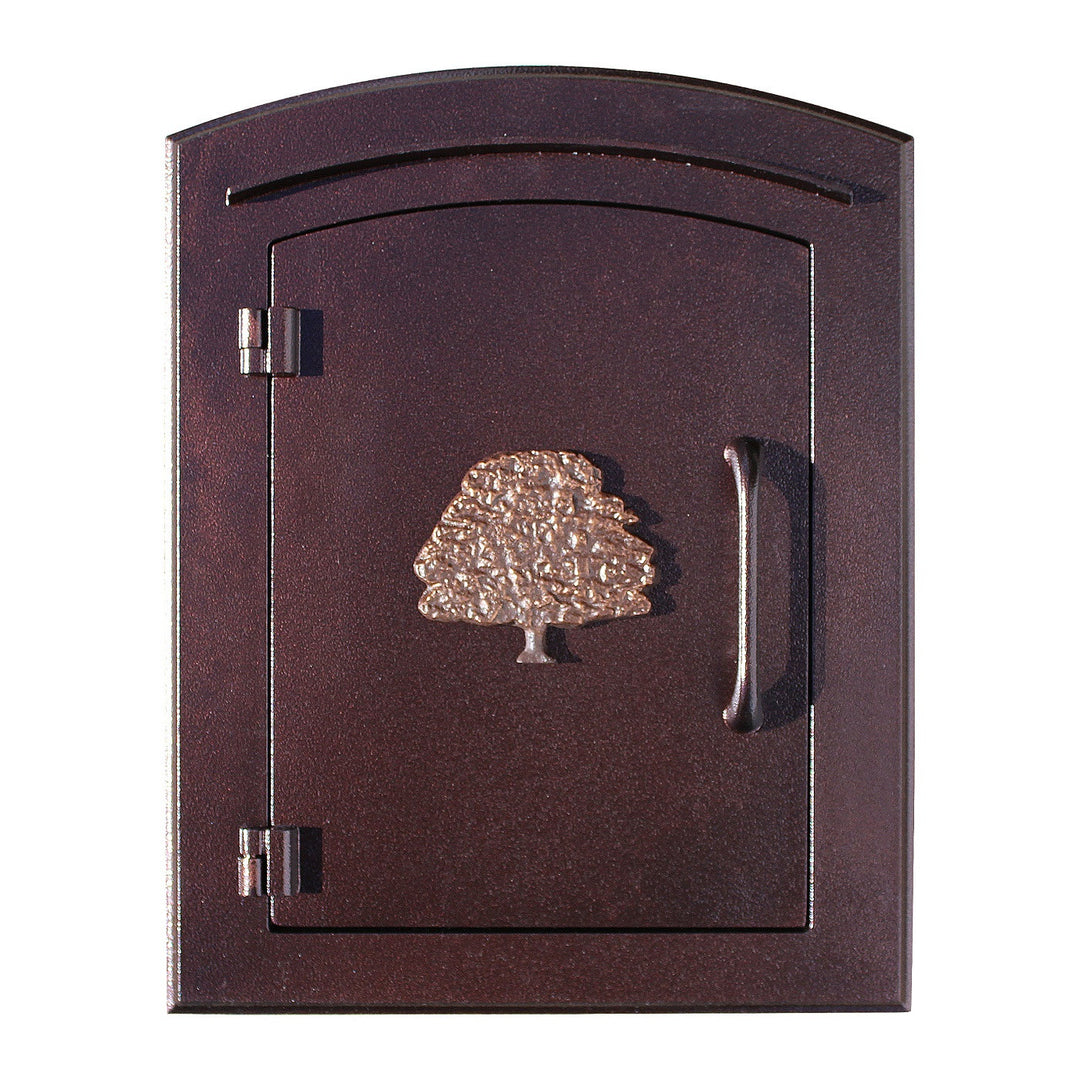 QualArc Manchester Non-Locking Column Mount Mailbox Cast Aluminum