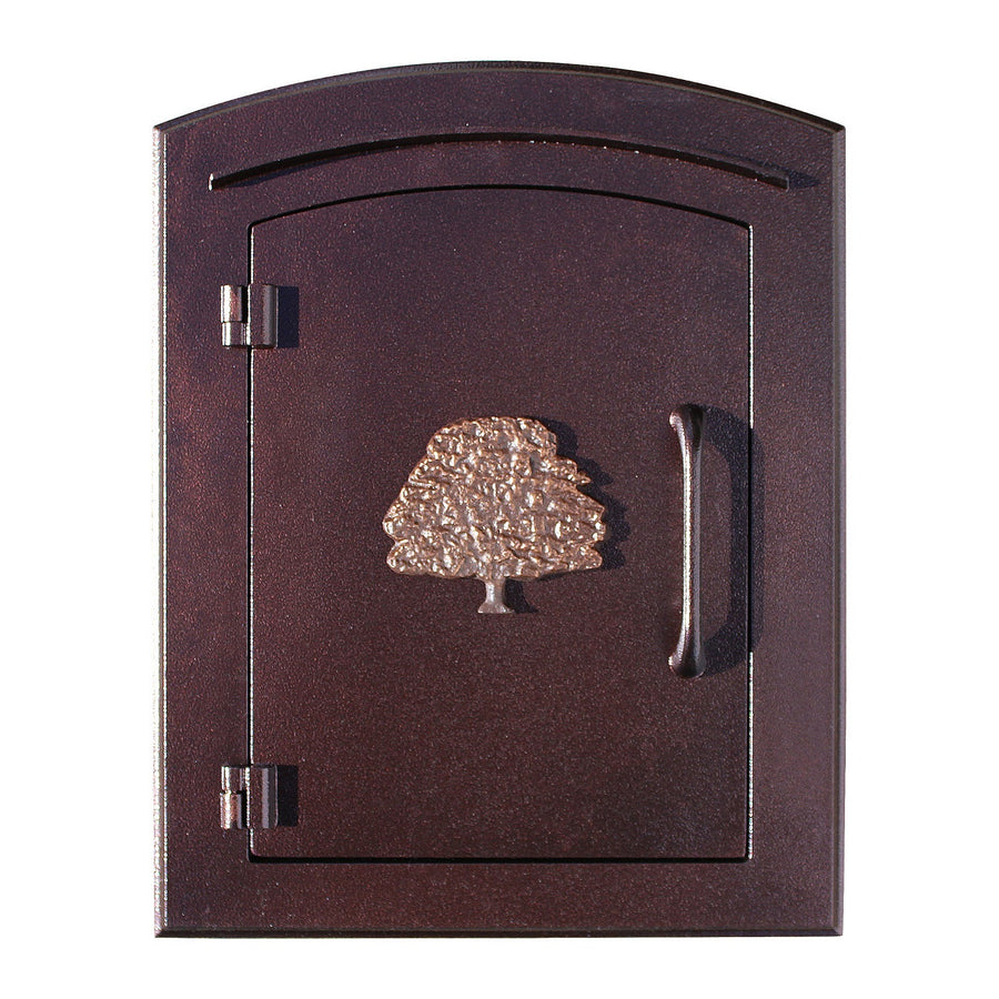 QualArc Manchester Non-Locking Column Mount Mailbox Cast Aluminum