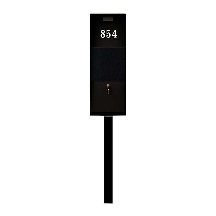 QualArc Vacation Locking Post Mount Mailbox and Post Combination