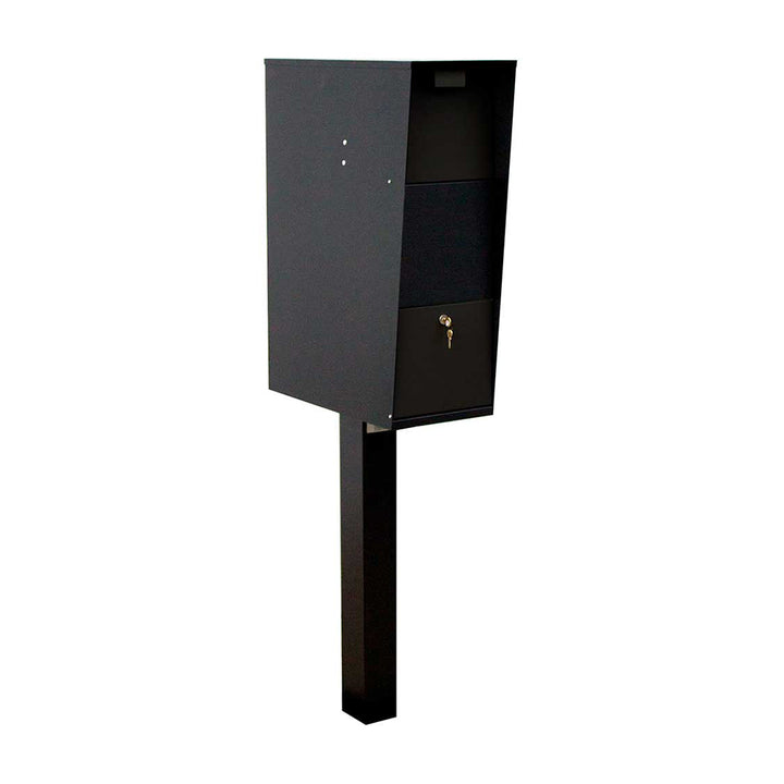 QualArc Vacation Locking Post Mount Mailbox and Post Combination