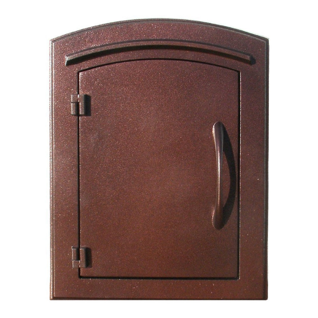 Qualarc Manchester Security Locking DROP CHUTE Plain Door Column Mailbox