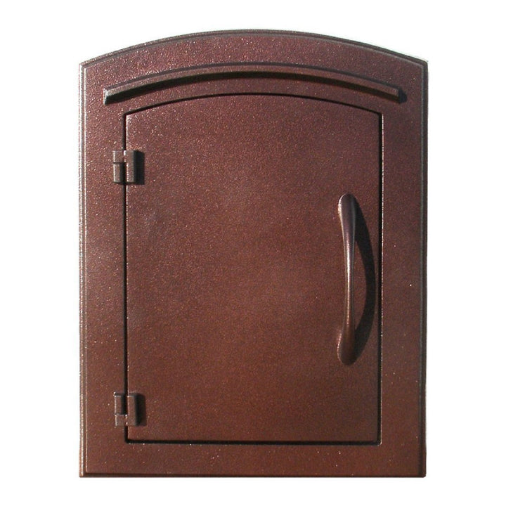 Qualarc Manchester Security Locking DROP CHUTE Plain Door Column Mailbox