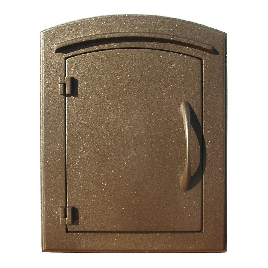 Qualarc Manchester Security Locking DROP CHUTE Plain Door Column Mailbox