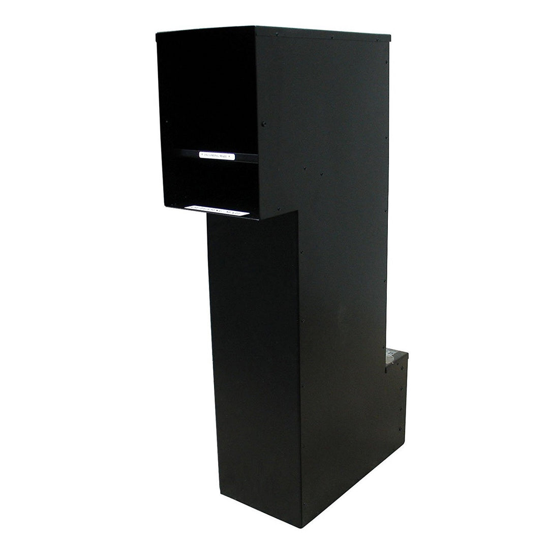 Qualarc Manchester Security Locking DROP CHUTE Plain Door Column Mailbox