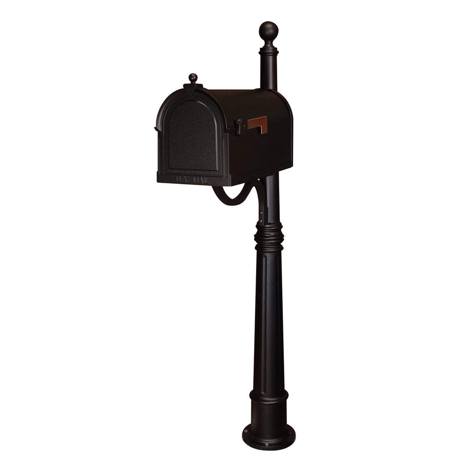 Special Lite Berkshire Curbside Mailbox with Ashland Mailbox Post Unit; SCB-1015_SPK-600