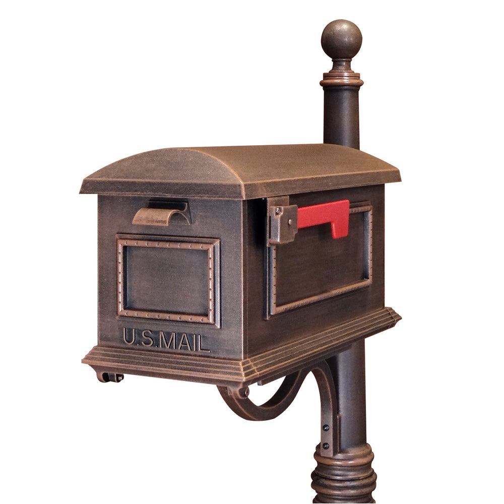 Special Lite Traditional Curbside Post Mount Mailbox; SCT-1010