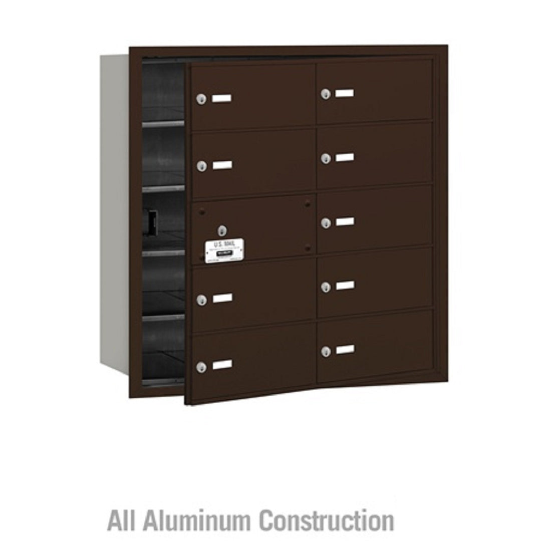 Salsbury Industries 4B+ Commercial Horizontal Mailbox 10 B Door Front Loading Private Access