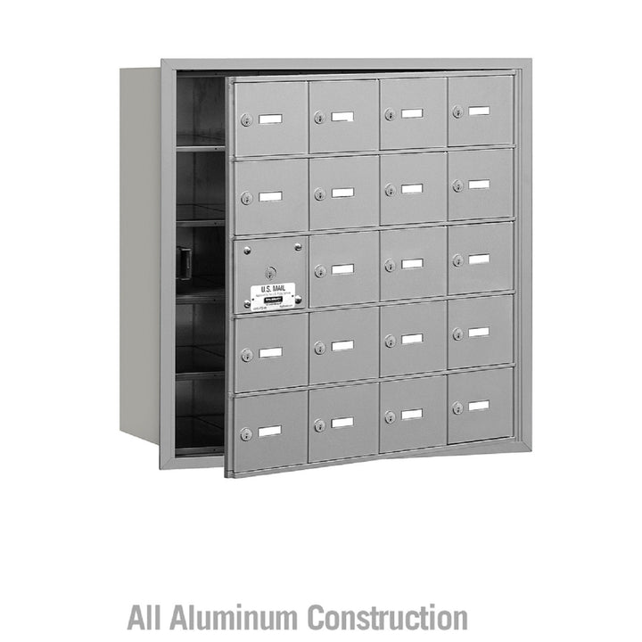 Salsbury Industries 4B+ Commercial Horizontal Mailbox 20 A Door Front Loading Private Access