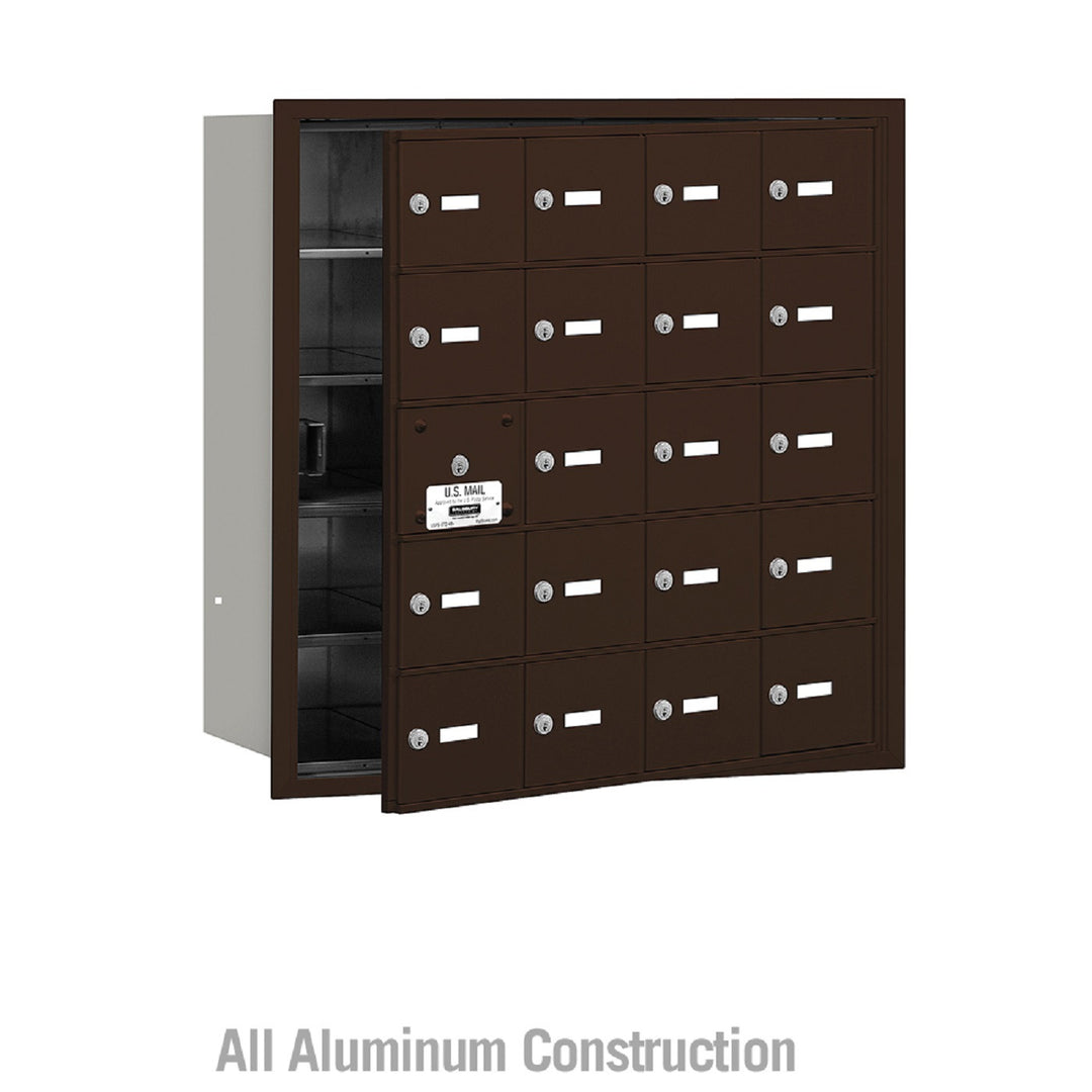 Salsbury Industries 4B+ Commercial Horizontal Mailbox 20 A Door Front Loading Private Access