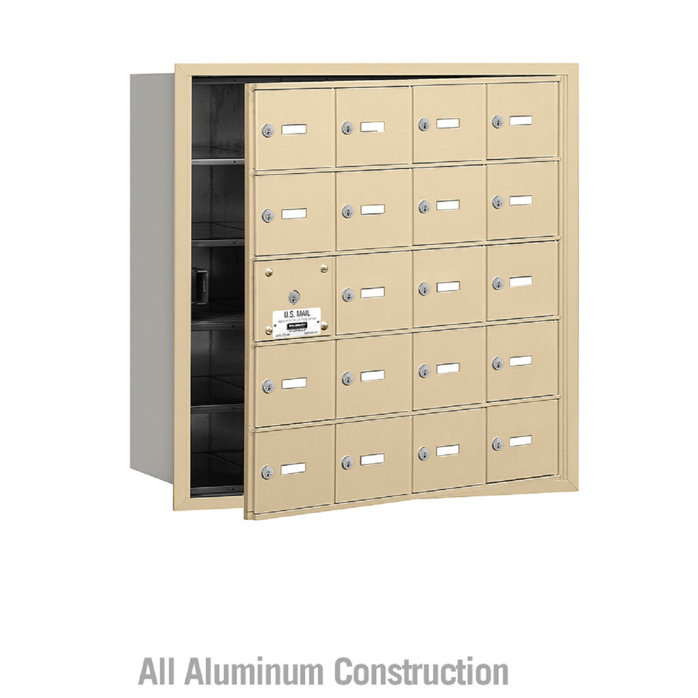 Salsbury Industries 4B+ Commercial Horizontal Mailbox 20 A Door Front Loading Private Access