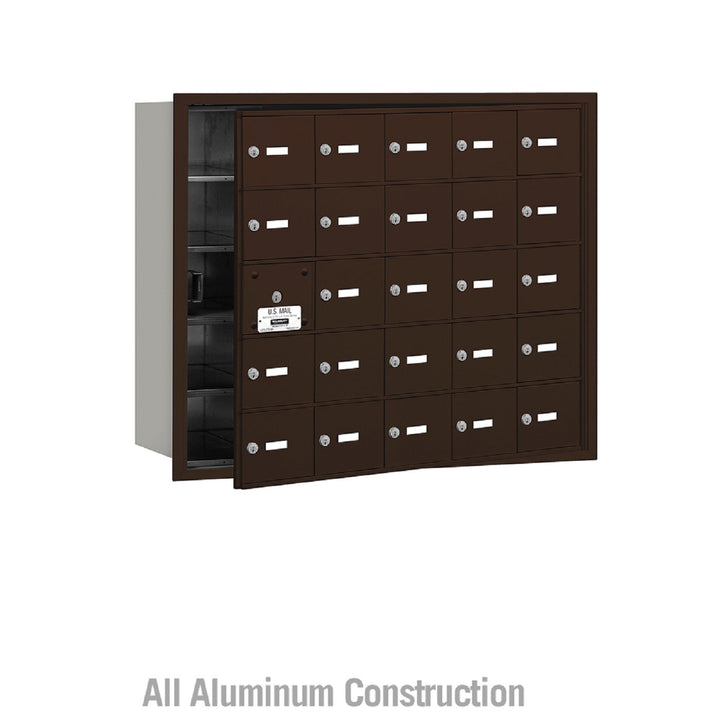 Salsbury Industries 4B+ Horizontal Commercial Mailbox 25 A Door Front Loading Private Access