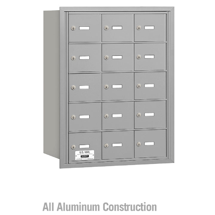 Salsbury Industries 4B+ Commercial Horizontal Mailbox 15  A Door Rear Loading Private Access