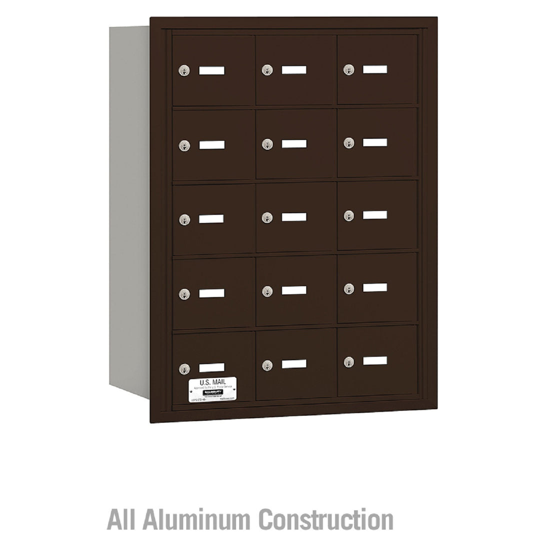 Salsbury Industries 4B+ Commercial Horizontal Mailbox 15  A Door Rear Loading Private Access