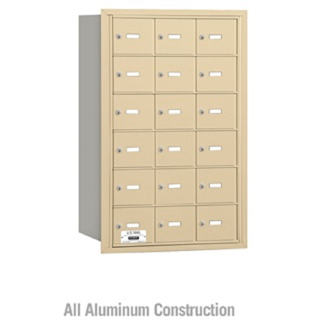 Salsbury Industries 4B+ Commercial Horizontal Mailbox 18 A Door Rear Loading Private Access