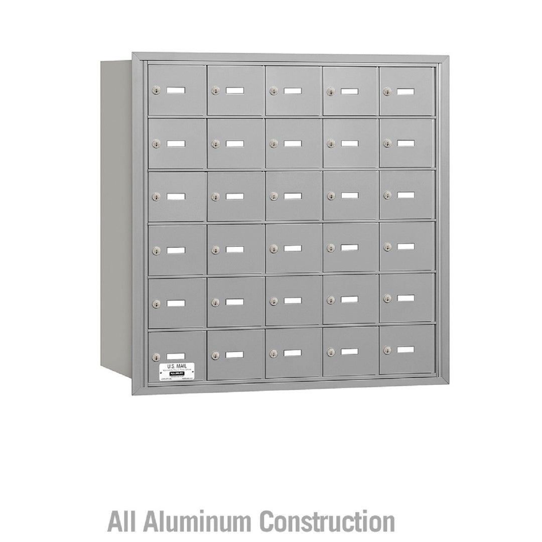 Salsbury Industries Commercial 4B+ Horizontal Mailbox 30 A Door Rear Loading Private Access