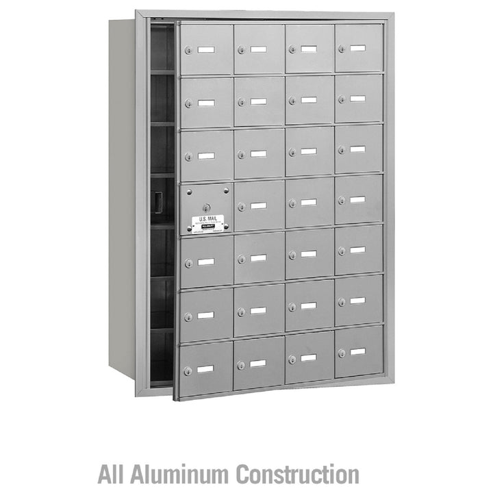 Salsbury Industries Commercial 4B+ Horizontal Mailbox 28 A Door 27 Usable Front Loading USPS Access