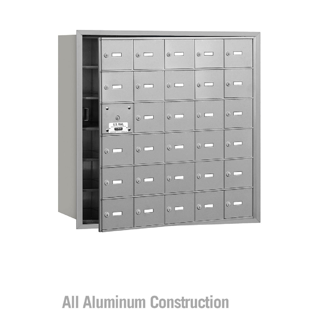 Salsbury Industries Commercial 4B+ Horizontal Mailbox 30 A Door 29 Usable Front Loading USPS Access