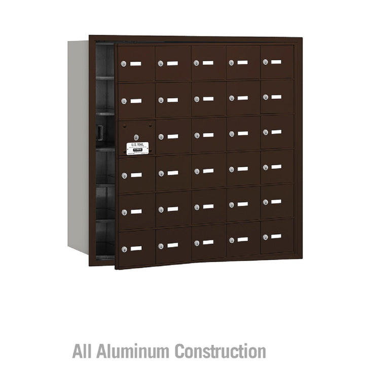 Salsbury Industries Commercial 4B+ Horizontal Mailbox 30 A Door 29 Usable Front Loading USPS Access