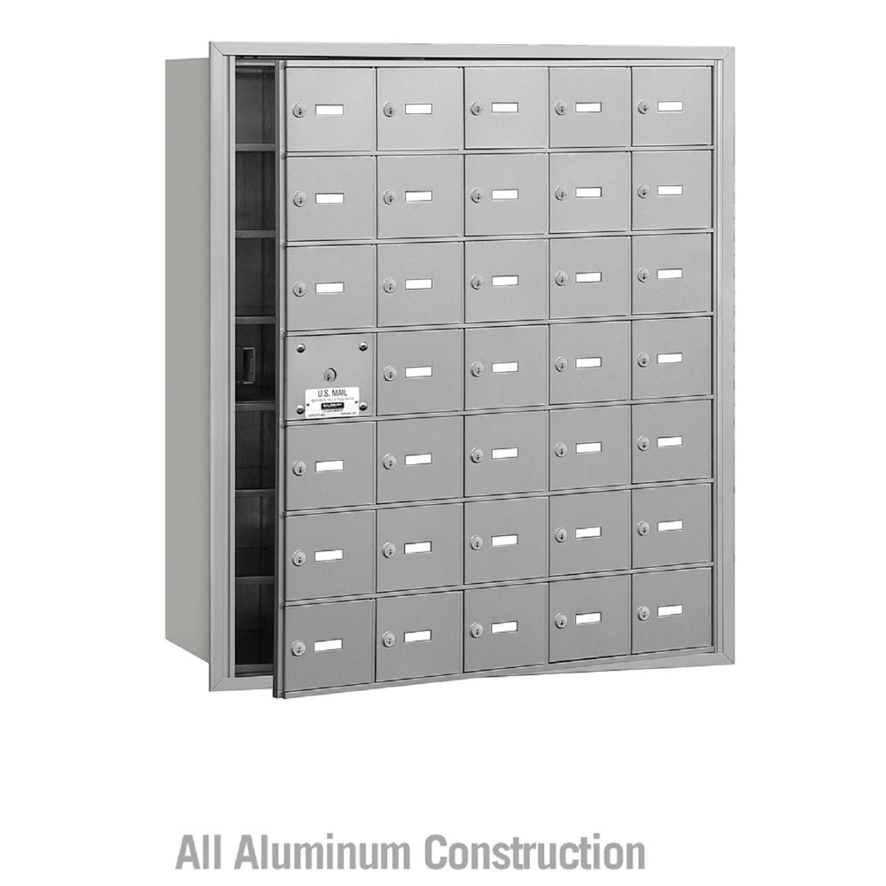 Salsbury Industries Commercial 4B+ Horizontal Mailbox 35 A Door 34 Usable Front Loading USPS Access