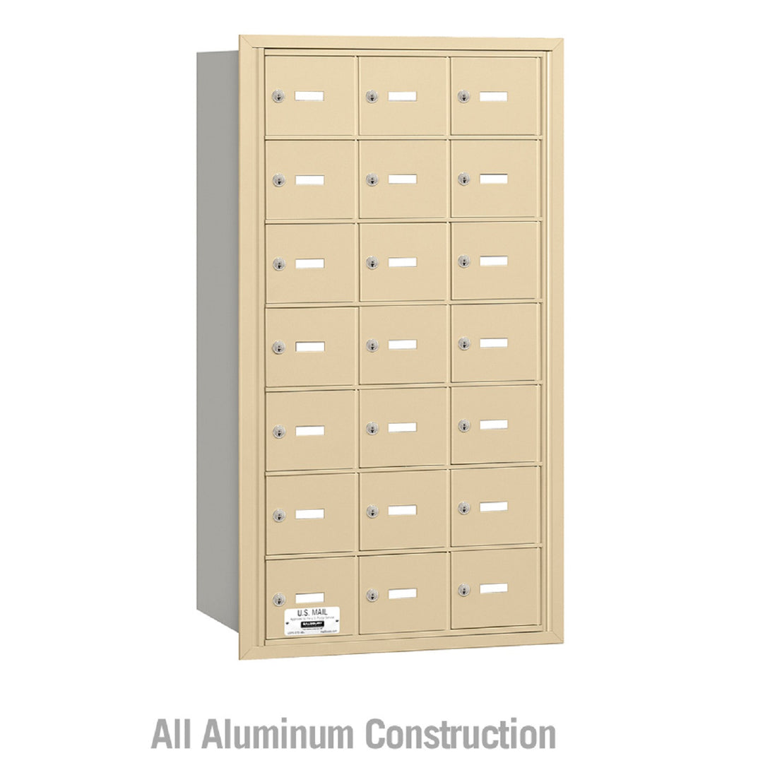 Salsbury Industries Commercial 4B+ Horizontal Mailbox 21 A Doors Rear Loading USPS Access