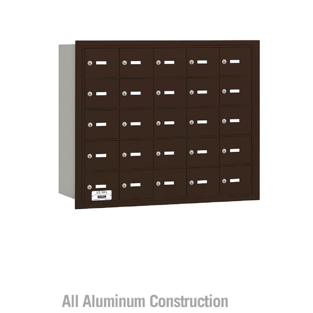 Salsbury Industries 4B+ Horizontal Mailbox 25 A Door Rear Loading USPS Access
