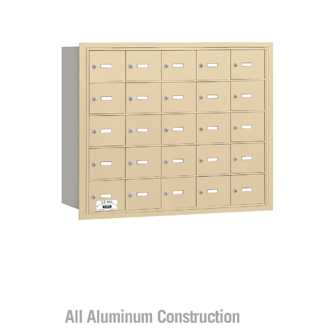 Salsbury Industries 4B+ Horizontal Mailbox 25 A Door Rear Loading USPS Access
